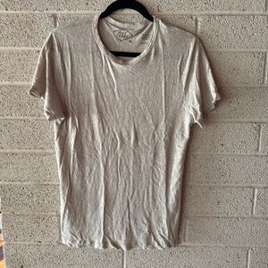 Alex Crane Linen Gray Men's T-Shirt XS